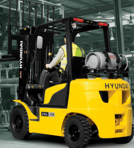 Фото 5 - Вилочный погрузчик Hyundai 25L-7A.
